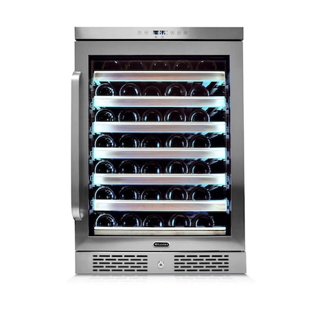 Whynter Spectrum Lightshow Stainless Steel 24" Built-in Wine Refrigerator BWR-545XS